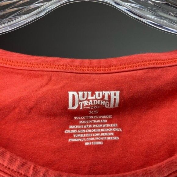 Duluth Trading Co Pink Short Sleeve Scoop Neck Athletic Top XS - Picture 4 of 4